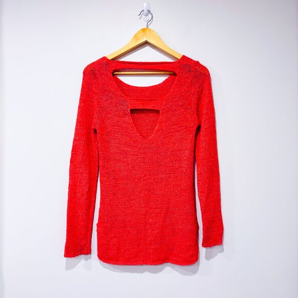 EXGIRLFRIEND Coral open-knit sweater | Lightweight long sleeve pullover | Small* - Picture 2 of 8